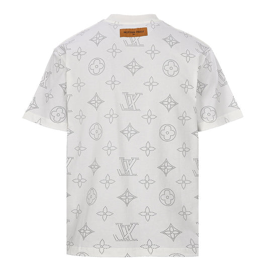 Louis Vuitton All-Over Chain Print Short-Sleeve T-Shirt