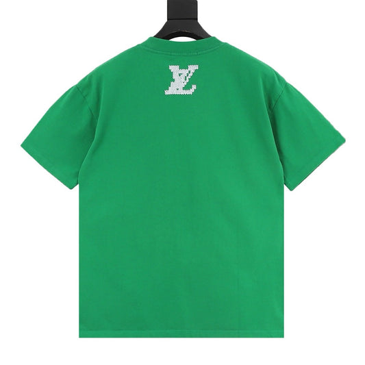 Louis Vuitton Embroidered Short-Sleeve Top