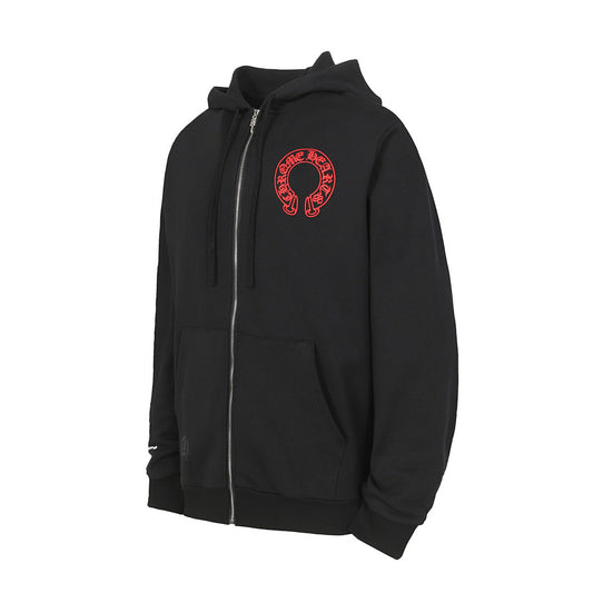 Chrome Hearts Graphic Zip-Up Hoodie