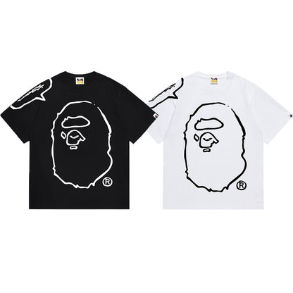 BAPE Ape Head Graphic Streetwear T-Shirt
