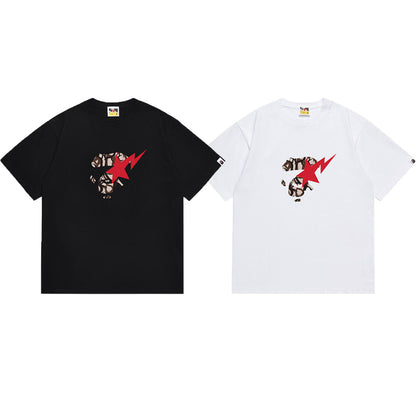 BAPE Ape Head Graphic Streetwear T-Shirt