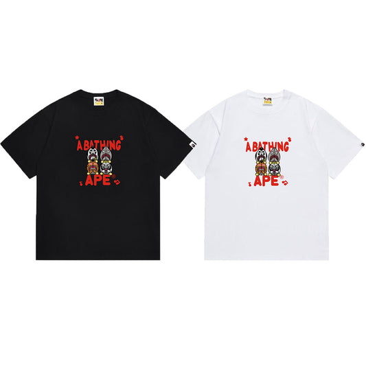 BAPE Ape Head Graphic Streetwear T-Shirt