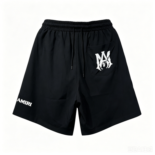 Amiri Hollywood Varsity Graphic Shorts