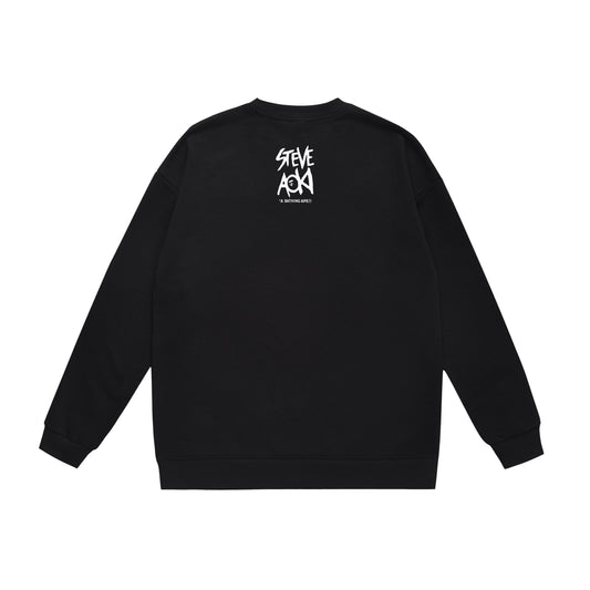 BAPE × Steve Aoki ABC Camo Crew-Neck Sweatshirt
