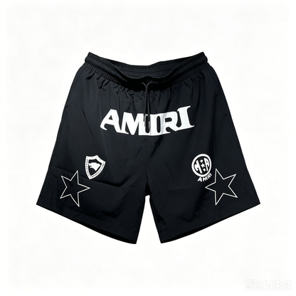 Amiri Hollywood Varsity Graphic Shorts