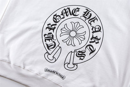 Chrome Hearts Graphic Zip-Up Hoodie