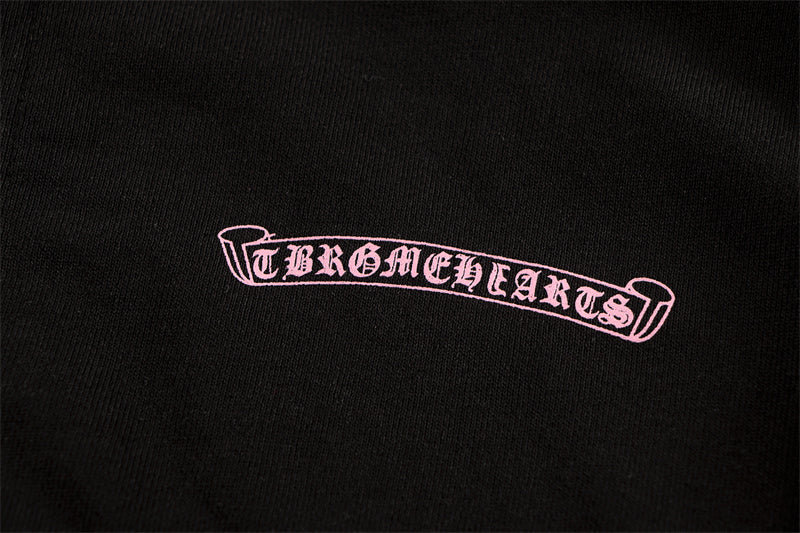 Chrome Hearts Graphic Zip-Up Hoodie