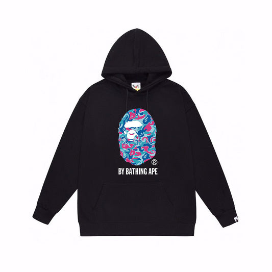 BAPE Multi Camo Ape Head Pullover Hoodie