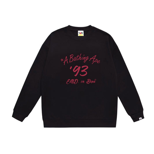 BAPE '93 Script Logo Crew-Neck Sweatshirt
