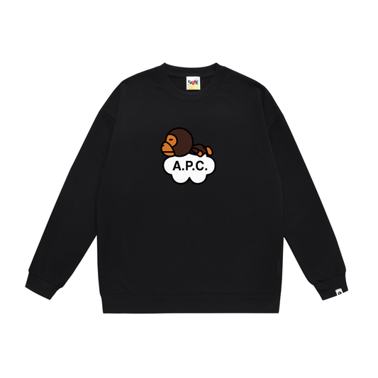 BAPE × A.P.C. Baby Milo® Crew-Neck Sweatshirt