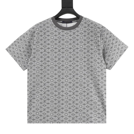 Louis Vuitton All-Over Monogram Jacquard Short-Sleeve Shirt