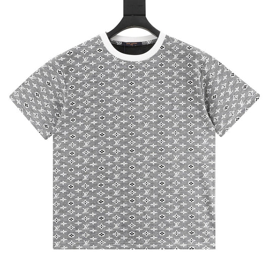 Louis Vuitton All-Over Monogram Jacquard Short-Sleeve Shirt