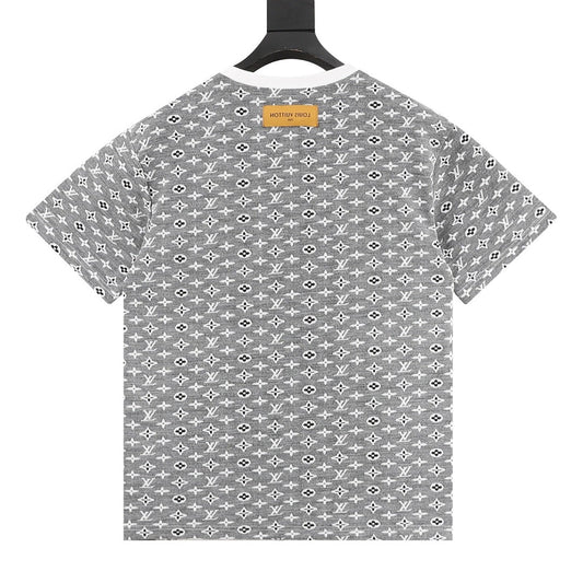 Louis Vuitton All-Over Monogram Jacquard Short-Sleeve Shirt