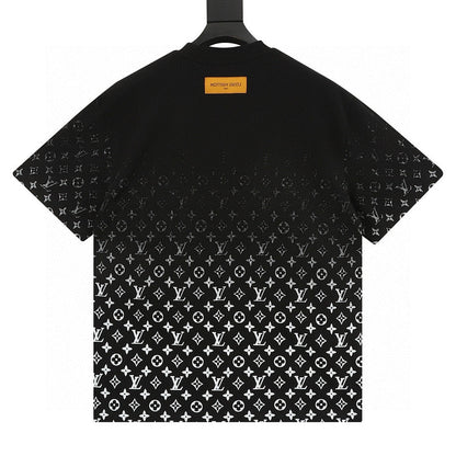 Louis Vuitton Classic Gradient All-Over Logo Short-Sleeve Shirt
