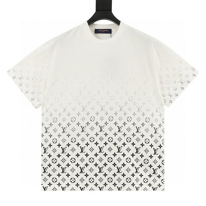 Louis Vuitton Classic Gradient All-Over Logo Short-Sleeve Shirt