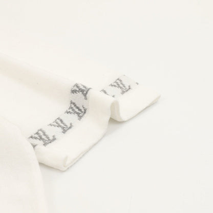 Louis Vuitton Letter Jacquard Knit T-Shirt with Cuff Detail