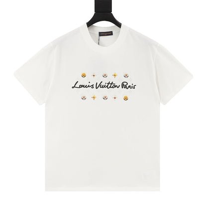 Louis Vuitton Daisy Letter Print Short-Sleeve