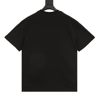 Gucci Pink Short-Sleeve Top with Embroidered Lettering