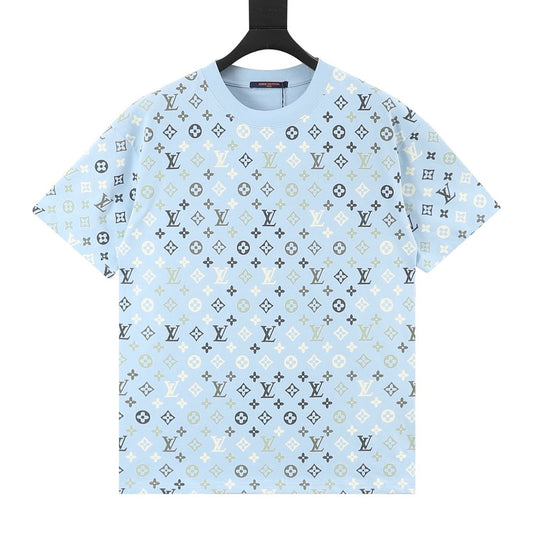 Louis Vuitton monogram gradient short-sleeved shirt