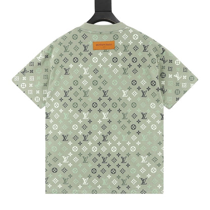 Louis Vuitton monogram gradient short-sleeved shirt