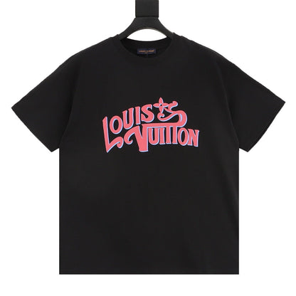 Louis Vuitton Pink-Toned Graffiti 3D T-Shirt
