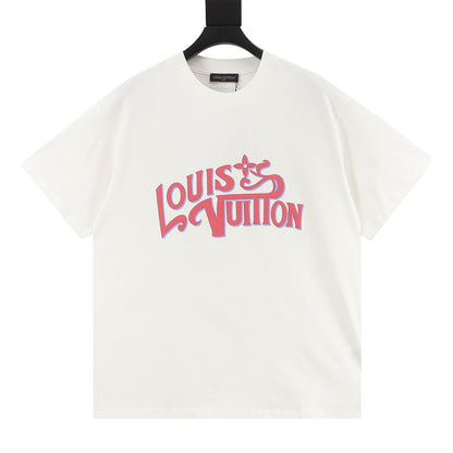 Louis Vuitton Pink-Toned Graffiti 3D T-Shirt