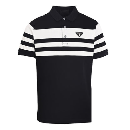 Prada Classic Triangle Logo Cotton T-Shirt