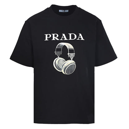 Prada Letter-Print T-Shirt