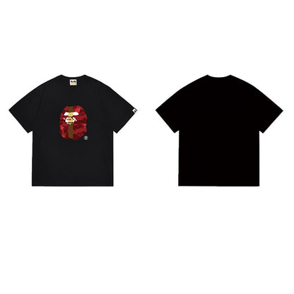 BAPE Ape Head Graphic Streetwear T-Shirt