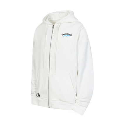 Chrome Hearts Graphic Zip-Up Hoodie