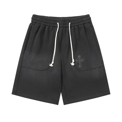 Chrome Hearts Distressed Cotton Shorts | Luxury Streetwear