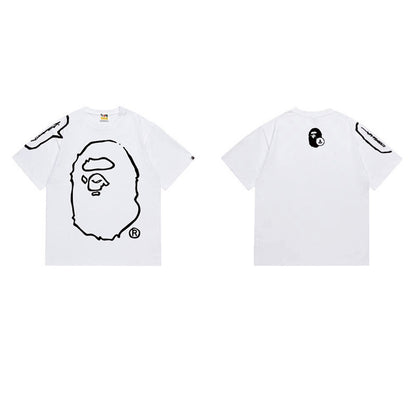 BAPE Ape Head Graphic Streetwear T-Shirt