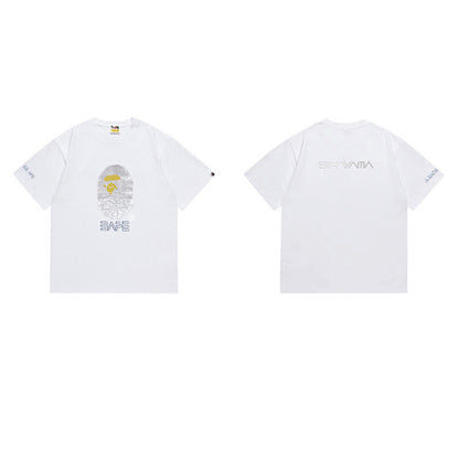 BAPE Ape Head Graphic Streetwear T-Shirt