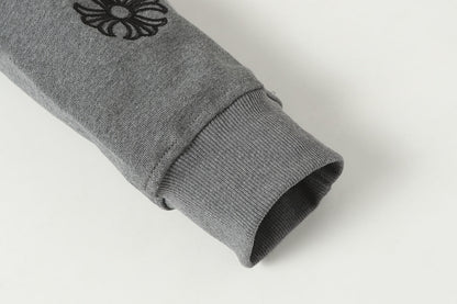 Chrome Hearts Graphic Zip-Up Hoodie