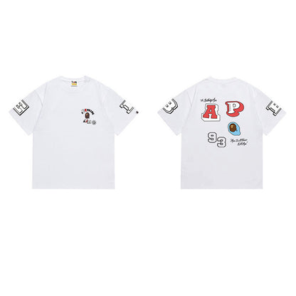 BAPE Ape Head Graphic Streetwear T-Shirt