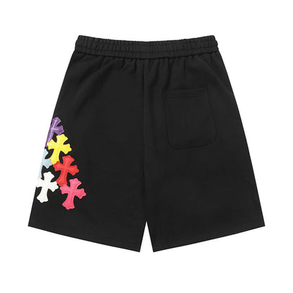 Chrome Hearts Distressed Cotton Shorts | Luxury Streetwear