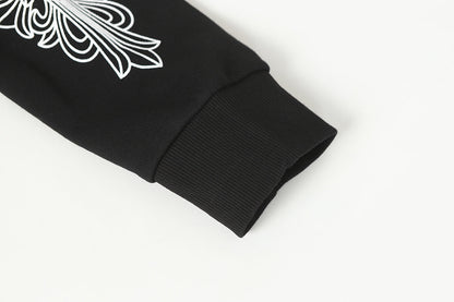Chrome Hearts Graphic Zip-Up Hoodie