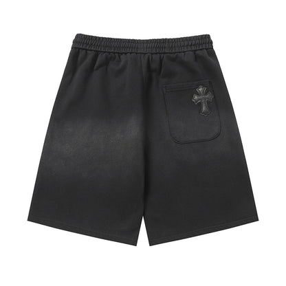 Chrome Hearts Distressed Cotton Shorts | Luxury Streetwear