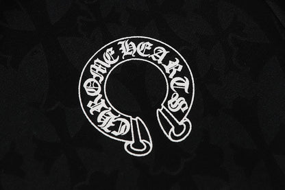 Chrome Hearts Graphic Zip-Up Hoodie