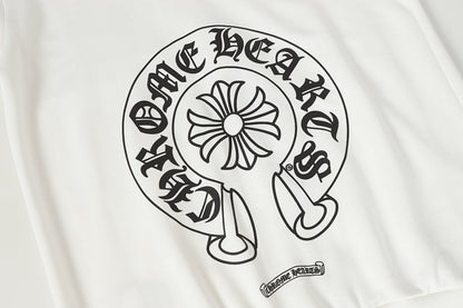 Chrome Hearts Graphic Zip-Up Hoodie