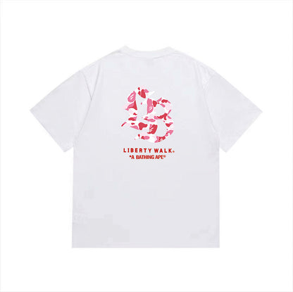 BAPE Ape Head Graphic Streetwear T-Shirt