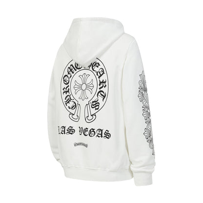 Chrome Hearts Graphic Zip-Up Hoodie