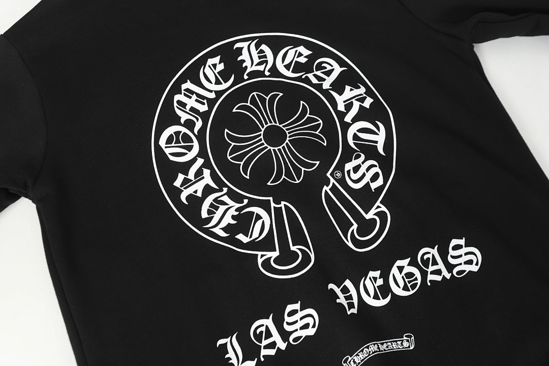 Chrome Hearts Graphic Zip-Up Hoodie