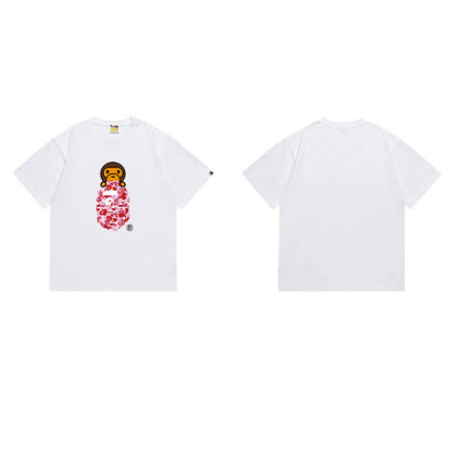 BAPE Ape Head Graphic Streetwear T-Shirt