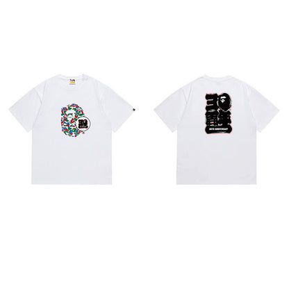 BAPE Ape Head Graphic Streetwear T-Shirt