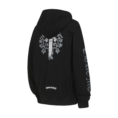 Chrome Hearts Graphic Zip-Up Hoodie