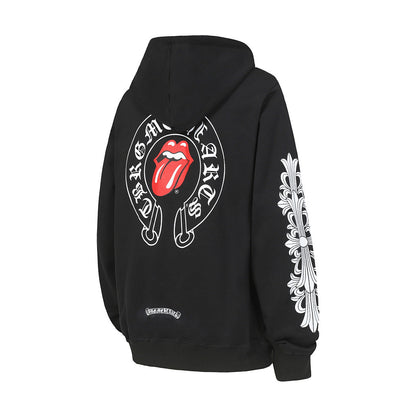 Chrome Hearts Graphic Zip-Up Hoodie