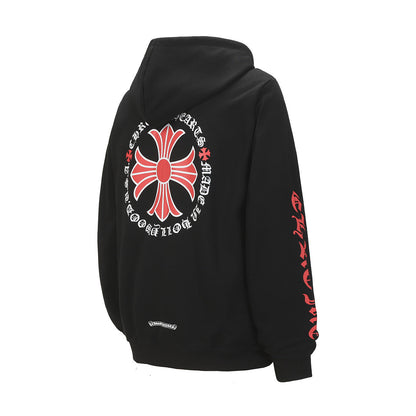 Chrome Hearts Graphic Zip-Up Hoodie