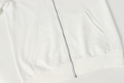 Chrome Hearts Graphic Zip-Up Hoodie