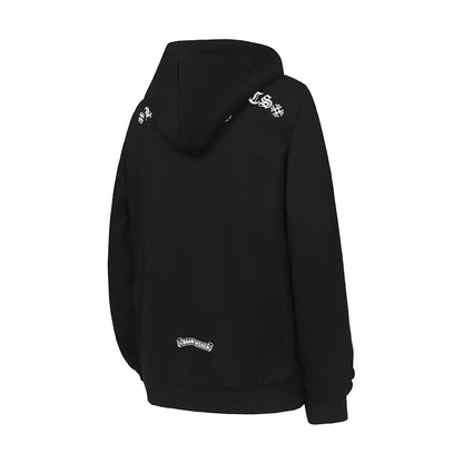 Chrome Hearts Graphic Zip-Up Hoodie